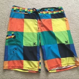 Hurley men’s board shorts size 34